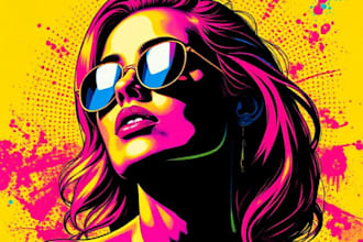 make a beautiful wpap pop art portrait