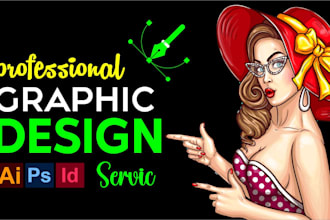 do any graphic design, digital art, flyer, logo any redesign, photoshop work