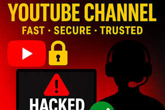 help recover your hacked channel quickly and securely