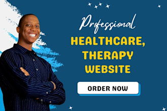 design medical website, consulting, healthcare, and therapy website
