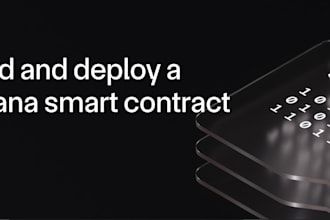 build solana smart contract, token, memecoin, presale website, staking website