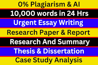do urgent essay writing, case study, research summary