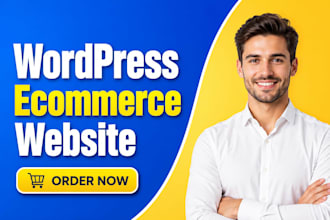 design wordpress ecommerce site and woocomerce website development
