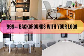 create zoom virtual backgrounds and office mockups in a day
