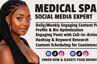 instagram marketing, social media marketing manager for medical spa aesthetics