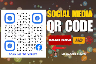 create a social media qr code that grows followers