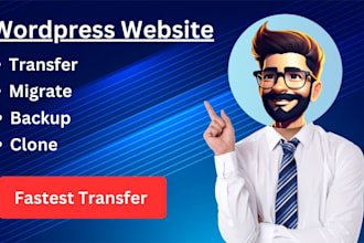 do wordpress migration, backup,restore and speed