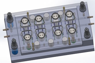 make 3d chocolate mold design, injection mold, silicone mold in solidworks