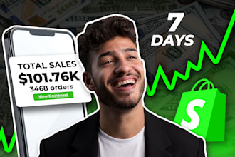 design shopify dropshipping store, shopify website or shopify store