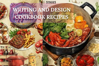 write quality cookbook recipe book, cookbook design, cookbook formatting, ebook