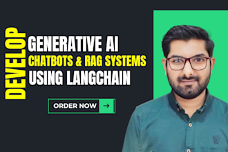 build generative ai, chatbots, and rag systems using langchain, langgraph openai