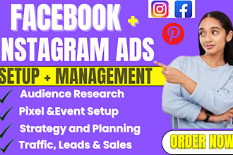 setup pinterest fb google ads marketing campaign social media marketing manager