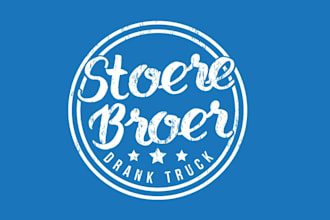design a modern and creative food truck logo that stands out