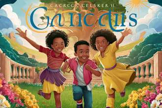 children book illustrations and kids story book illustrations,african american
