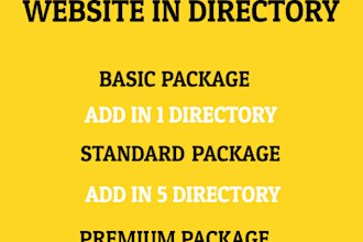 add your website in my directory