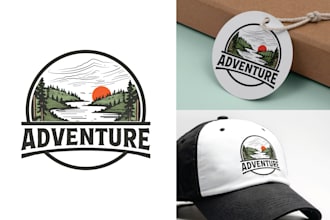 do best hand drawn vintage logo for your business