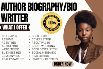 write a professional biography bio about us blogs realtor and real estate bio