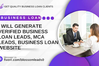 generate business loan leads,mca leads,business loan website