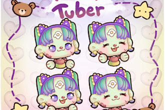 vtube png in my chibi style