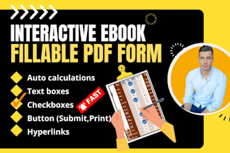 create fillable pdf form interactive pdf ebook and workbooks