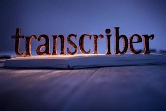 do transcription of any video audio lectures and translation of english hindi