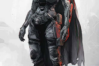 do  sci fi character, sci fi star wars character for you