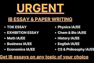 perfectly do ib extended essays, sl hl ias, and exhibitions
