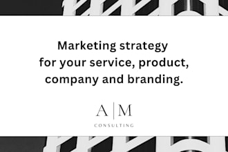 develop your full marketing strategy