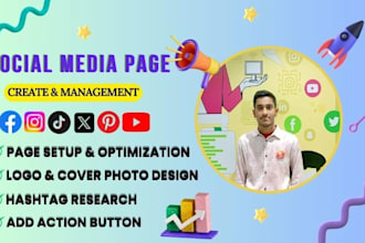 set up and manage your facebook page for social media marketing