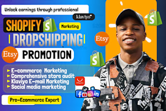 promote etsy shop, shopify marketing tiktok fb ig ads, shopify store promotion