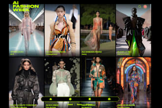 develop out stand ai saas clothing website ai fashion website ai clothing shop