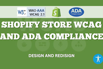 setup ada compliance shopify store for accessibility and web testing