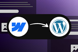 transfer, convert your webflow website to wordpress