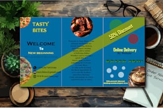 design a flyer, bifold, trifold, brochure, poster or leaflet