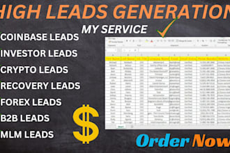 generate quality forex lead, depositor leads, forex crypto lead, binance leads