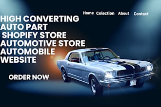 design auto parts shopify automotive store auto parts website automobile store