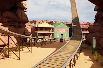 3d game background unity engine 3d game environment house level design 3d game