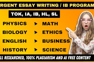 perfectly do ib extended essays, sl hl ias, and exhibitions, easy writing