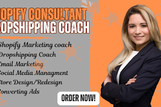 be your shopify expert shopify mentor shopify manager and shopify consultant