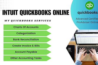 manage quickbooks online bookkeeping and monthly reports