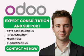 odoo consultant odoo expert mentor coach odoo database migration odoo developer