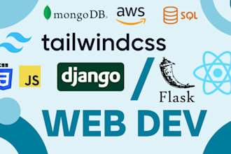 develop website and api using python flask and django