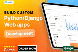 do expert python django development for your web project