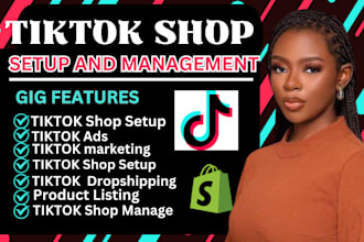 setup tiktok shop manage tiktok facebook shop dropshipping marketing meta ads