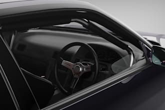 build 3d widebody,front fender,3d car rendering, gta fivem mod,3d automotive car