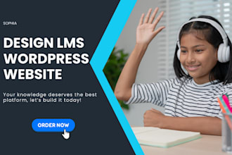 build wordpress lms website with learndash, tutor lms, masterstudy buddyboss