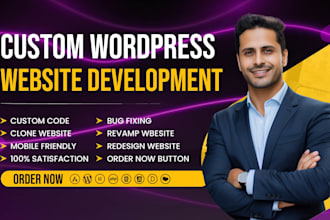 be your wordpress expert to fix, design, or revamp your website