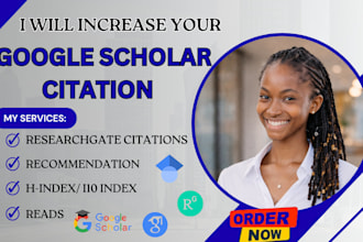 boost google scholar citation,  researchgate recommendation, backdated citation