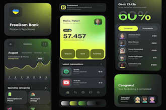 build fintech app, payment app, wallet app, bank app, crypto wallet app