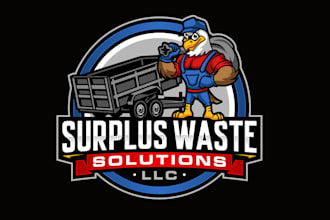 design extraordinary waste disposal company logo